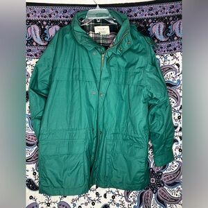 Eddie Bauer VTG wool lined parka barn coat L